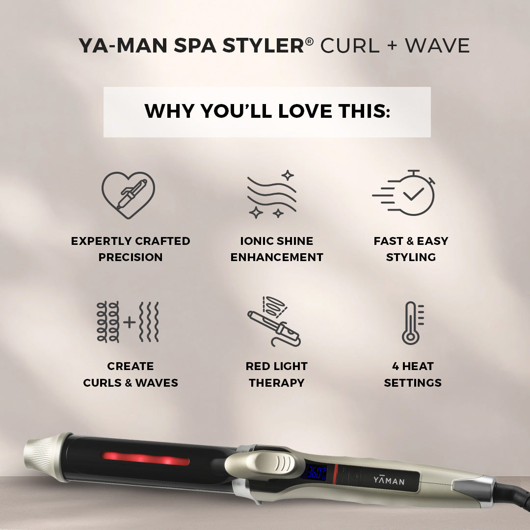 YA-MAN SPA STYLER® <br>  Curl + Wave 1.25
