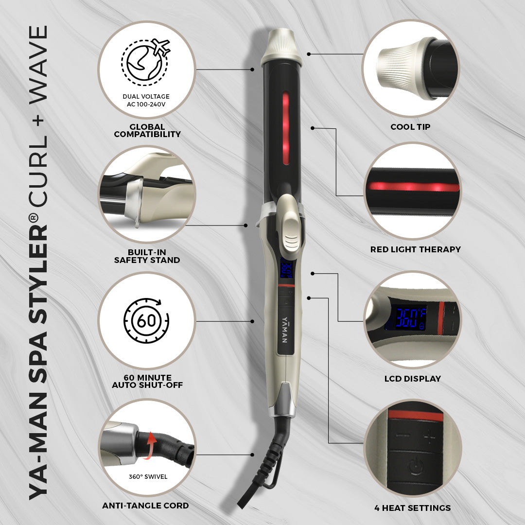 YA-MAN SPA STYLER® <br> Curl + Wave 1.25" (32mm)