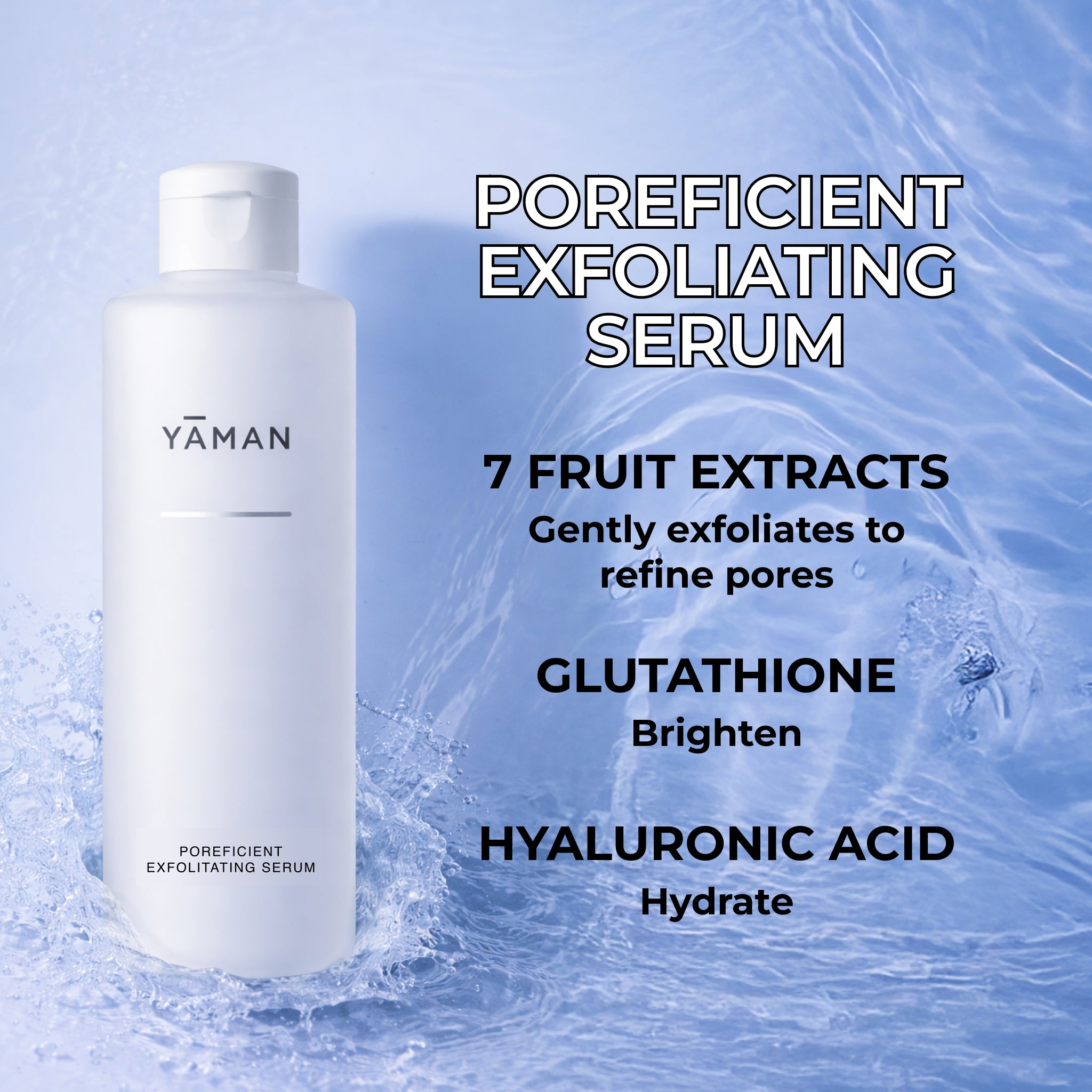 POREFICIENT™ Advanced Deep Pore Cleansing Device with Suction, Ultrasonic & Blue LED