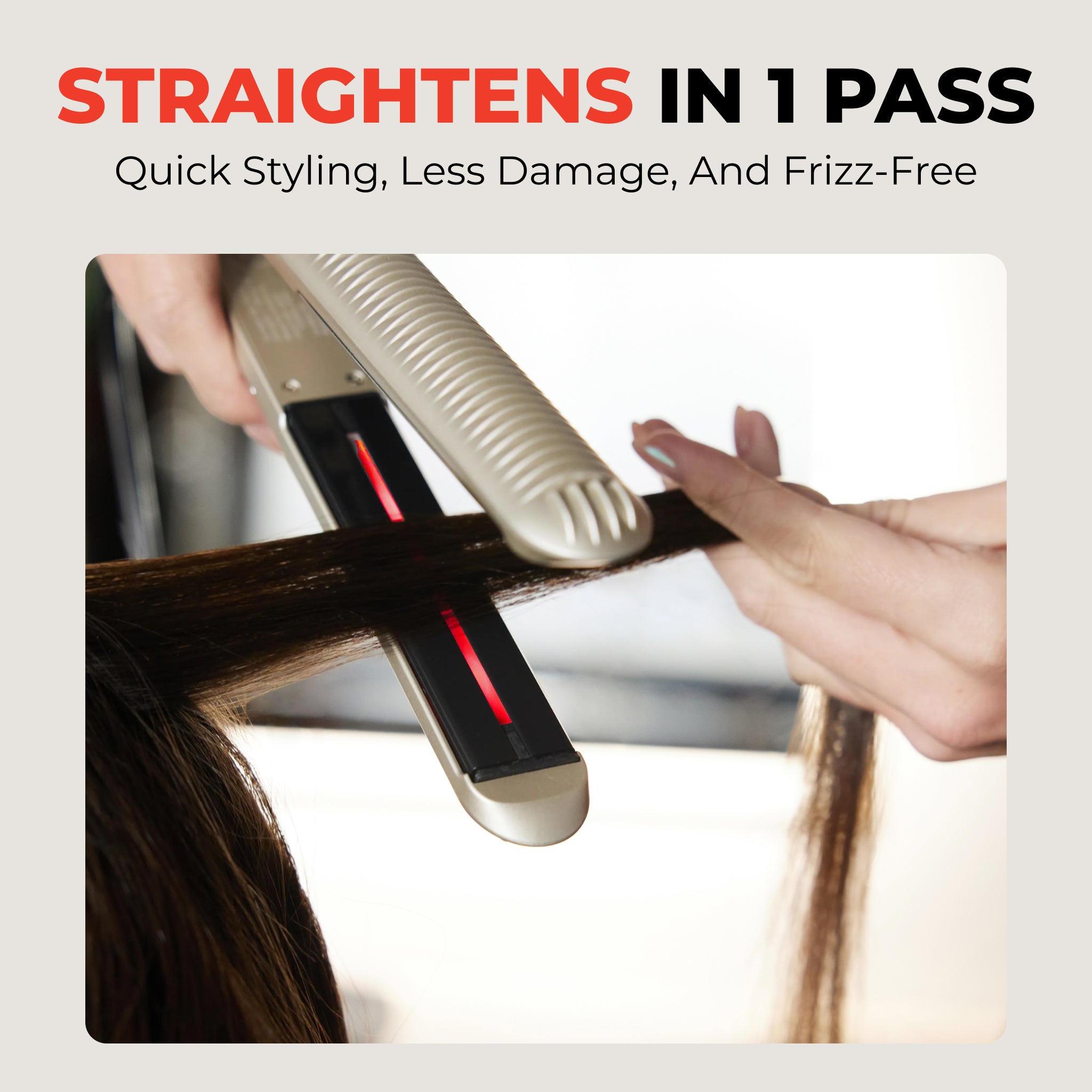 YA-MAN SPA STYLER® Straight + Wave – with Red Light + Infrared