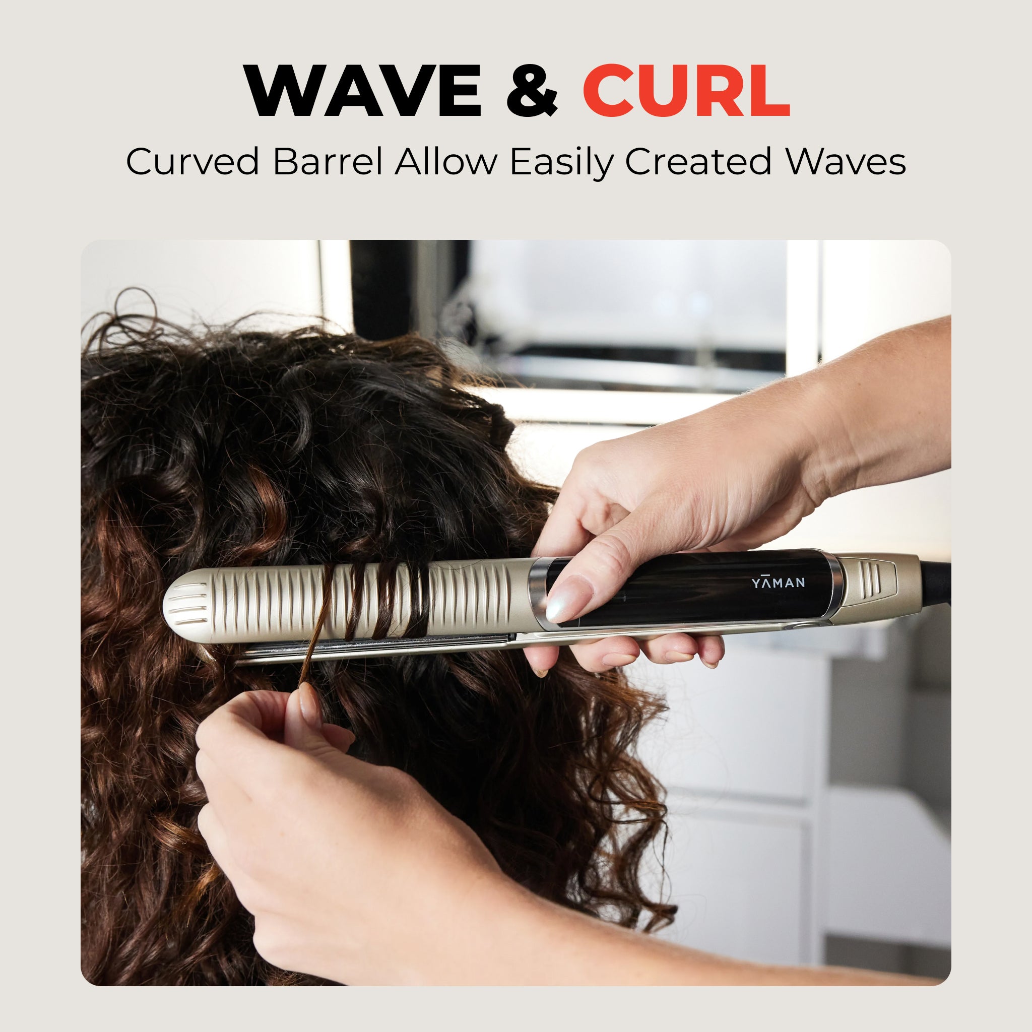 YA-MAN SPA STYLER® Straight + Wave – with Red Light + Infrared